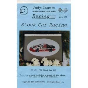   Cross Stitch 1991 Stock Car Racing #17 Pattern Arts, Crafts & Sewing