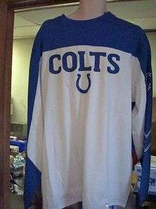 REEBOK INDIANAPOLIS COLTS CONSTRUCTION TSHIRT ASST SIZES BRAND NEW 