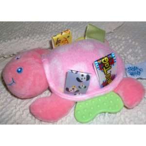  6 Plush Taggies Pink Turtle Teeter Toy Toys & Games