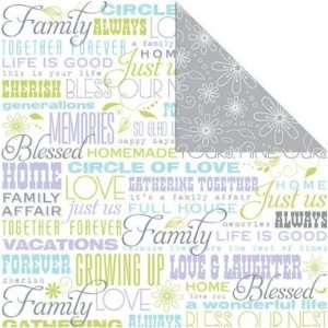  Family Matters 12 x 12 Double Sided Cardstock Office 
