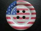 AMERICAN FLAG RED WHITE BLUE JACKET CLOTHING BUTTON