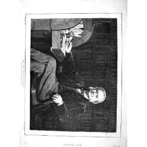    1895 Antique Portrait Professor Huxley John Collier