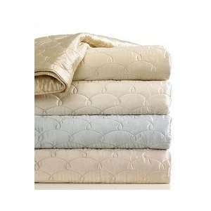  Barbara Barry Bedding, Dream Pearls Silk Quilted King 