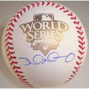  David Murphy Autographed Baseball   2010 World Series 