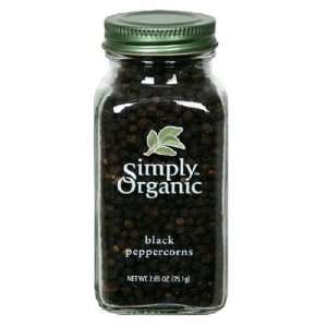  Simply Organic Black Peppercorns    2.65 oz Health 