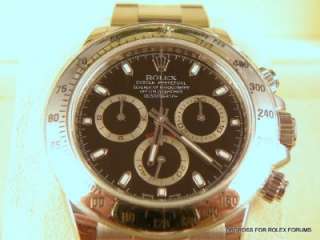 ROLEX STEEL DAYTONA 116520 BLACK DIAL OVER 15 OTHERS IN STOCK GREAT 