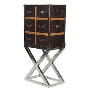  Whitman Bar Cabinet Brown Croc