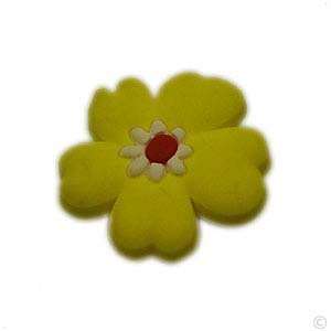 Style your Crocs Shoe Charm   Flower yellow/red/white #1007, Clogs 