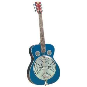  Regal RD 30 Series Studio Dobros Guitar (Metallic Blue 