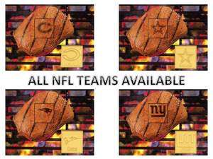 Brand New NFL Team Logo Branding Plate   Fan Brand Barbecue Grill 