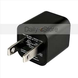 USB Power Adapter Wall Charger Plug for iTouch iPhone iPod  