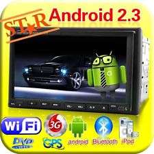   Din HD Car DVD Player BT TV + WiFi 3G GPS Android 2.3 PAD MID OTG