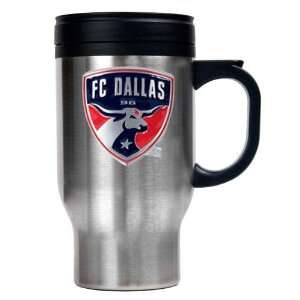  FC Dallas MLS 16oz Stainless Steel Travel Mug   Primary Team 