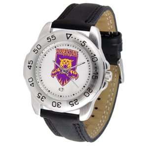   Weber State Wildcats NCAA Mens Leather Sports Watch
