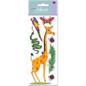    Touch Of Jolees Wild Dimensional Stickers Giraffe 
