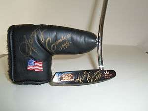 SCOTTY CAMERON SIGNED PUTTER AND COVER  