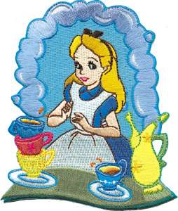 Walt Disneys Alice in Wonderland with Tea Patch  