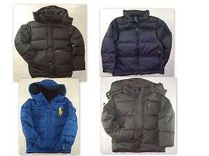 NWT boys Polo by RALPH LAUREN down puffer jacket coat size 18 20 NEW 