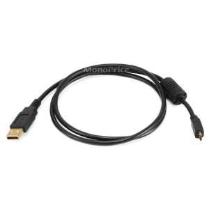  USB 2.0 A Male to Micro 5pin Male 28/24AWG Cable w/ Ferrite 