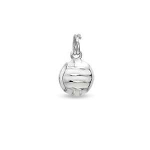   Enamel Volleyball Charm in Sterling Silver BRACELETS/BANGLES Jewelry