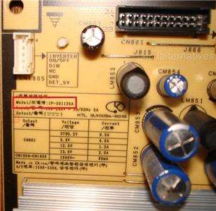 Repair Kit, Samsung LN T4665F, IP 301135A, LCD TV Caps 729440900618 