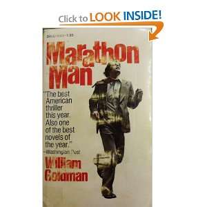  MARATHON MAN WILLIAM GOLDMAN Books