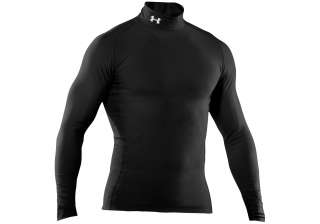 Under Armour Mens Gameday Cold Gear Long Sleeve Compression Mock Black 