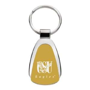  Coppin State University   Teardrop Keychain   Gold Sports 
