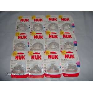  12 Pack Nuk Replacement Spouts   Clear Soft Silicone Baby