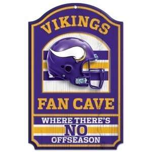  Minnesota Vikings Wood Sign   11x17 Fan Cave Design 