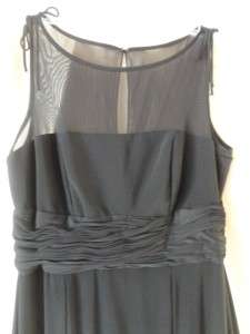 NEW Patra Illusion Bodice Jersey Gown Dress SZ 16 Black  