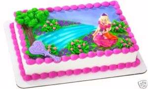 BARBIE Diamond CASTLE Princess Cake Decorating TOPPER  