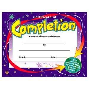  Certificate of Completion Toys & Games