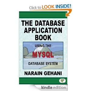The Database Application Book Using The MySQL Database System Narain 