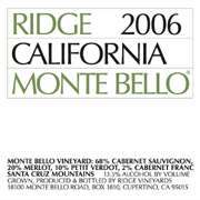 Ridge Monte Bello 2006 