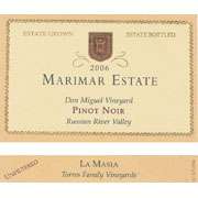 Marimar Estate Don Miguel Vineyard La Masia Pinot Noir (375ML) 2006 