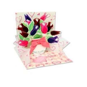 Valentines Day Pop Up Card   Bouquet of Roses Everything 