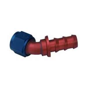   FCM1525 Red and Blue Anodized  12AN 45 Degree Socketless Hose Fitting