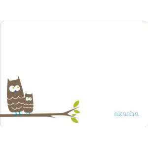  Personal Stationery for Wise Owl Modern Birthday 
