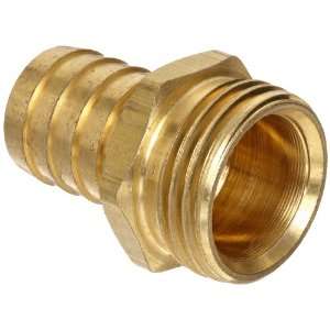   Brass Garden Hose Fitting, Connector, 5/8 Barb x 3/4 Male Hose