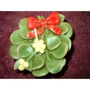  Christmas Floating Candles  Wreaths/ 2 pk 