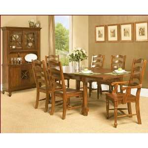   Dining Set Worthington in Medium Oak WO DW24296s Furniture & Decor