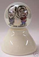THE ODD COUPLE TV SHOW IMAGE ON WHITE COLLECTOR MARBLES  