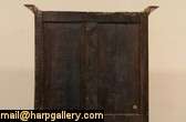 An authentic 1790 era Country French cupboard was hand hewn of 