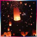   Lanterns Chinese paper wish lamp sky candle flying fire Party  