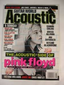 1998 Guitar World Acoustic Pink Floyd Eric Clapton  