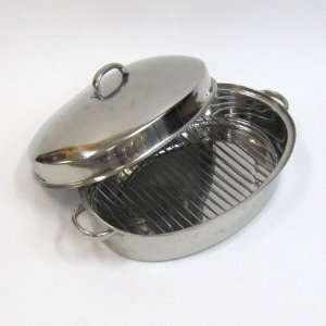 REAL SIMPLEA HANDTOOLED HANDCRAFTED 3 PC STAINLESS STEEL OVAL 