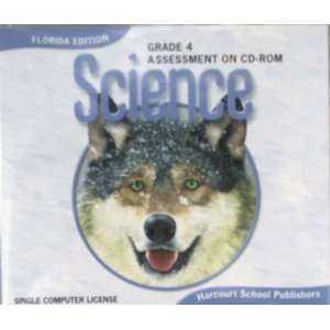  Harcourt Science Assessment on Cd rom (Grade 4, Florida 