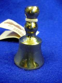 AMISH CRAFT CO SOLID BRASS BELL MADE IN USA 2 TALL  