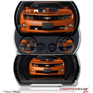   Kit 2010 Chevy Camaro Orange   Black Stripes on Black fits Sony PSP go